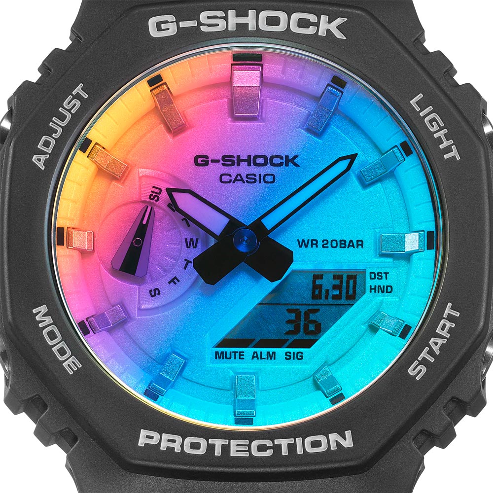 Reloj Casio G-Shock Casioak GA-2100SRS-1ADR Carbon Core - Dando la Hora