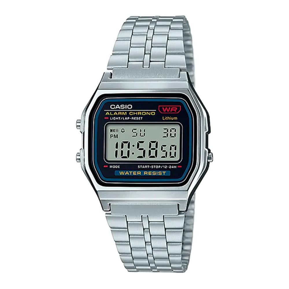 Reloj Casio Vintage A159W-N1DF Plateado MADE IN JAPAN