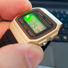 Reloj Casio Vintage F-91WM-9ADF Dorado/Negro - Dando la Hora