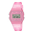 Reloj Casio Vintage F-91WS-4D Rosado Transparente