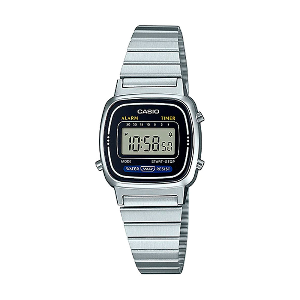 Reloj Casio Vintage LA670WA-1DF Plateado Mini
