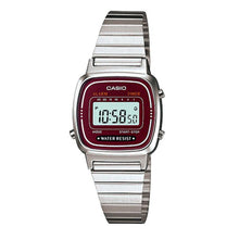 Reloj Casio Vintage LA670WA-4DF Plateado Granate