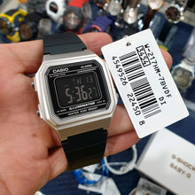 Reloj Casio Vintage W-217HM-7BV Plateado/Negro