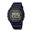 Reloj Casio Vintage W-218H-5BVDF Negro Militar