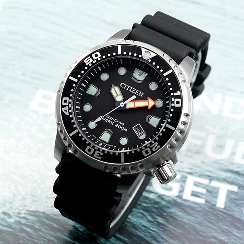 Reloj Citizen Eco- Drive BN0150-10E Buceo Solar- Dando la Hora