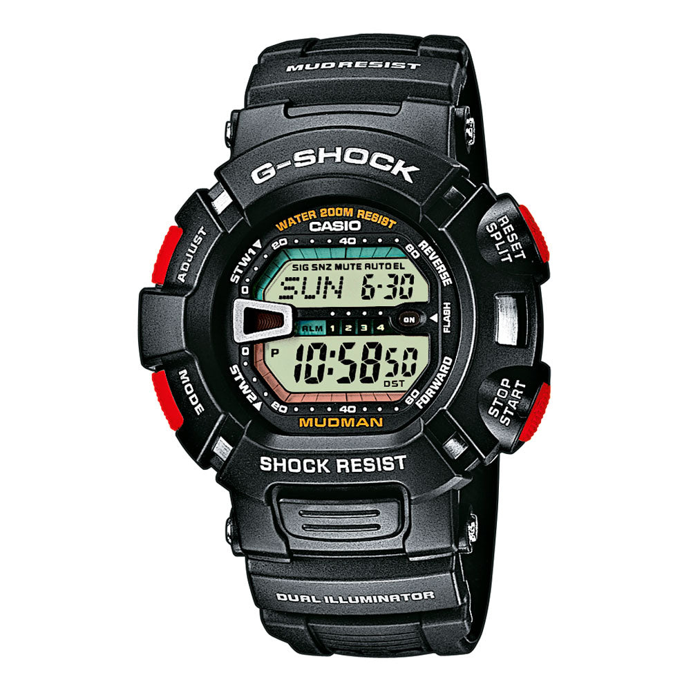 8-195 G-SHOCK G-9000 Mudman 腕時計(デジタル) Reloj G-Shock Casio Mudman G-9000-1VCF Negro - Dando la Hora