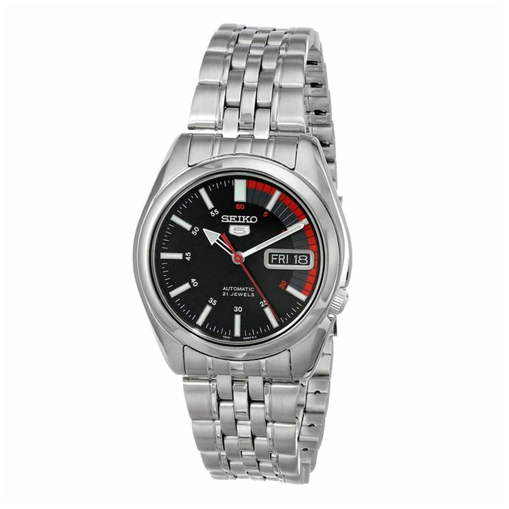 Reloj Seiko 5 Análogo Automático SNK375K1 Metálico 37mm Dando la Hora