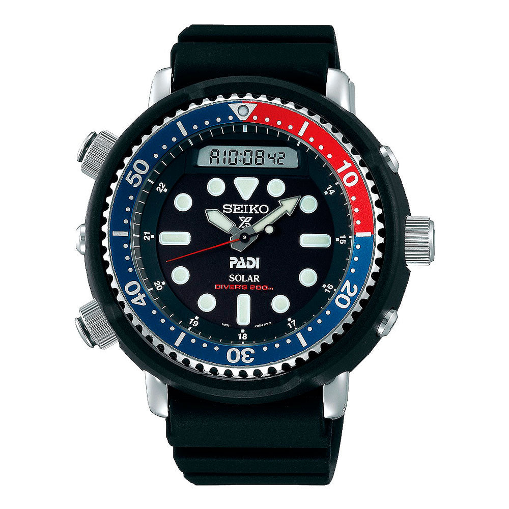 Reloj Seiko Prospex PADI SNJ027P1 Arnie Calibre H851 Dando la
