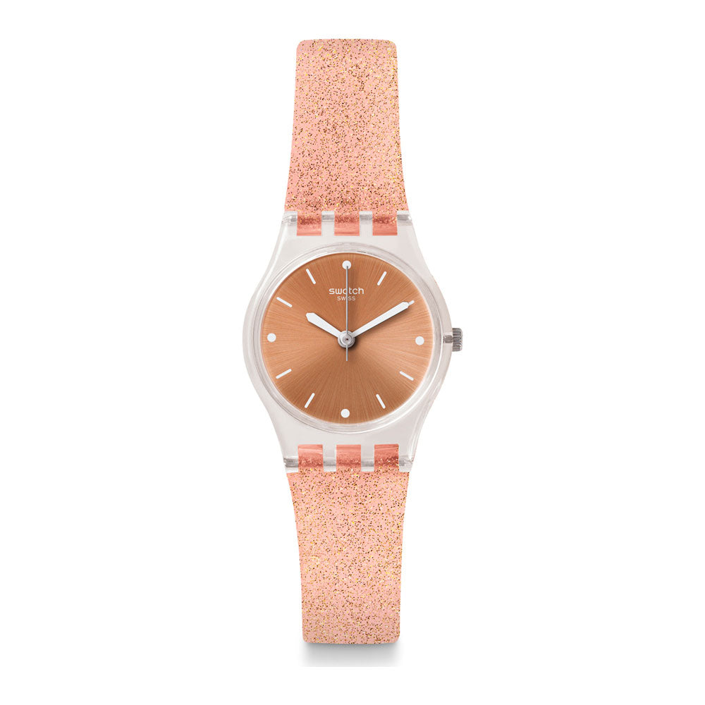 Reloj Swatch LK354D Pinkindescent Too 25mm Swiss Made Dando la