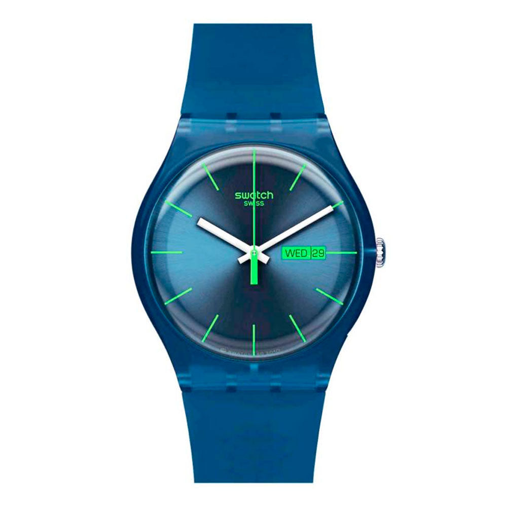 Reloj Swatch SUON700 Blue Rebel 41mm Swiss Made Dando la Hora - Main Image