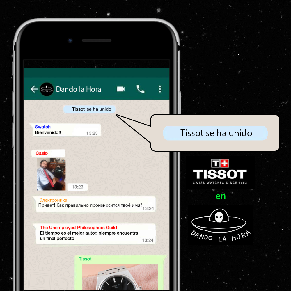 Tissot en Dando La Hora
