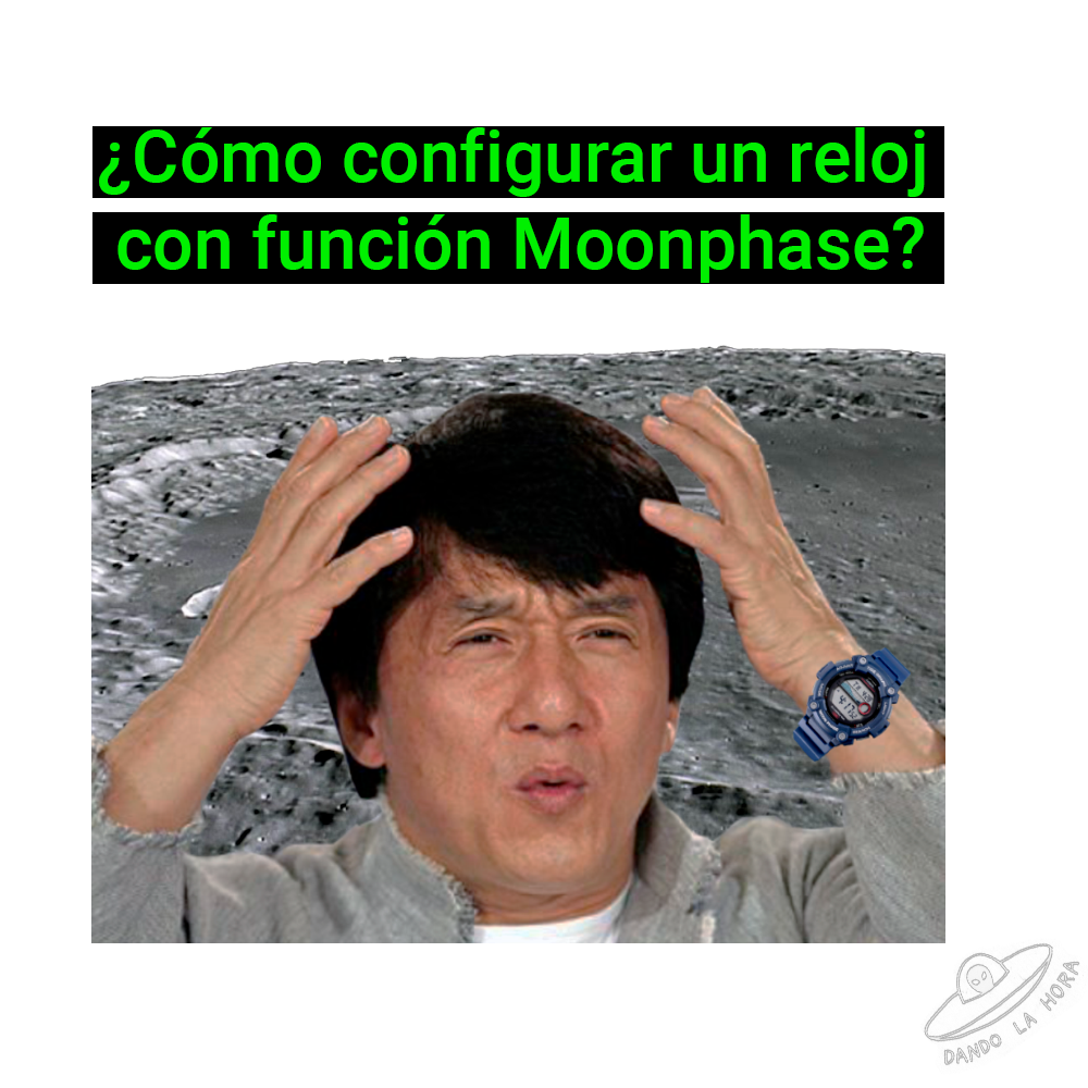 ¿Cómo configurar el intervalo lunitidal de un reloj con función Moonphase?