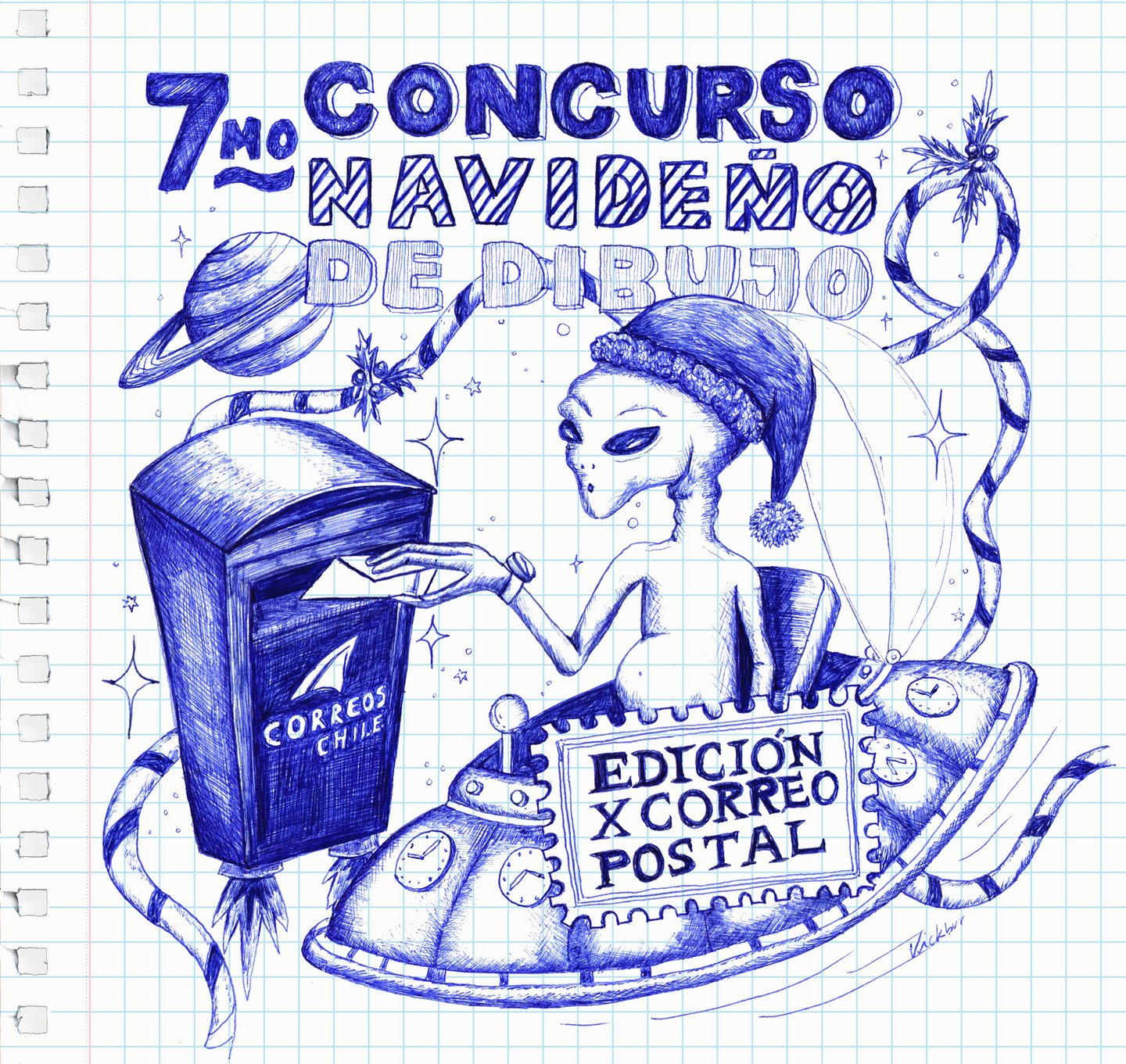 7mo. Concurso de Dibujo Navideño 2025