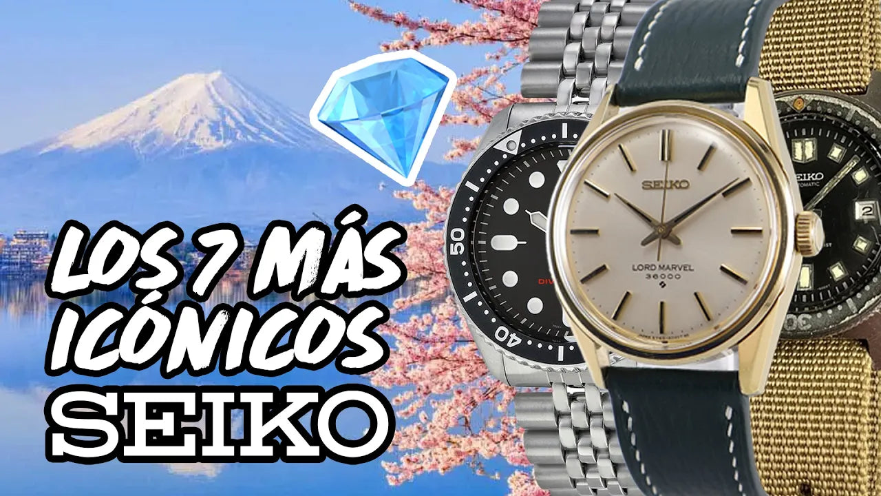 Los 7 relojes Seiko más ICÓNICOS de todos los tiempos 💎