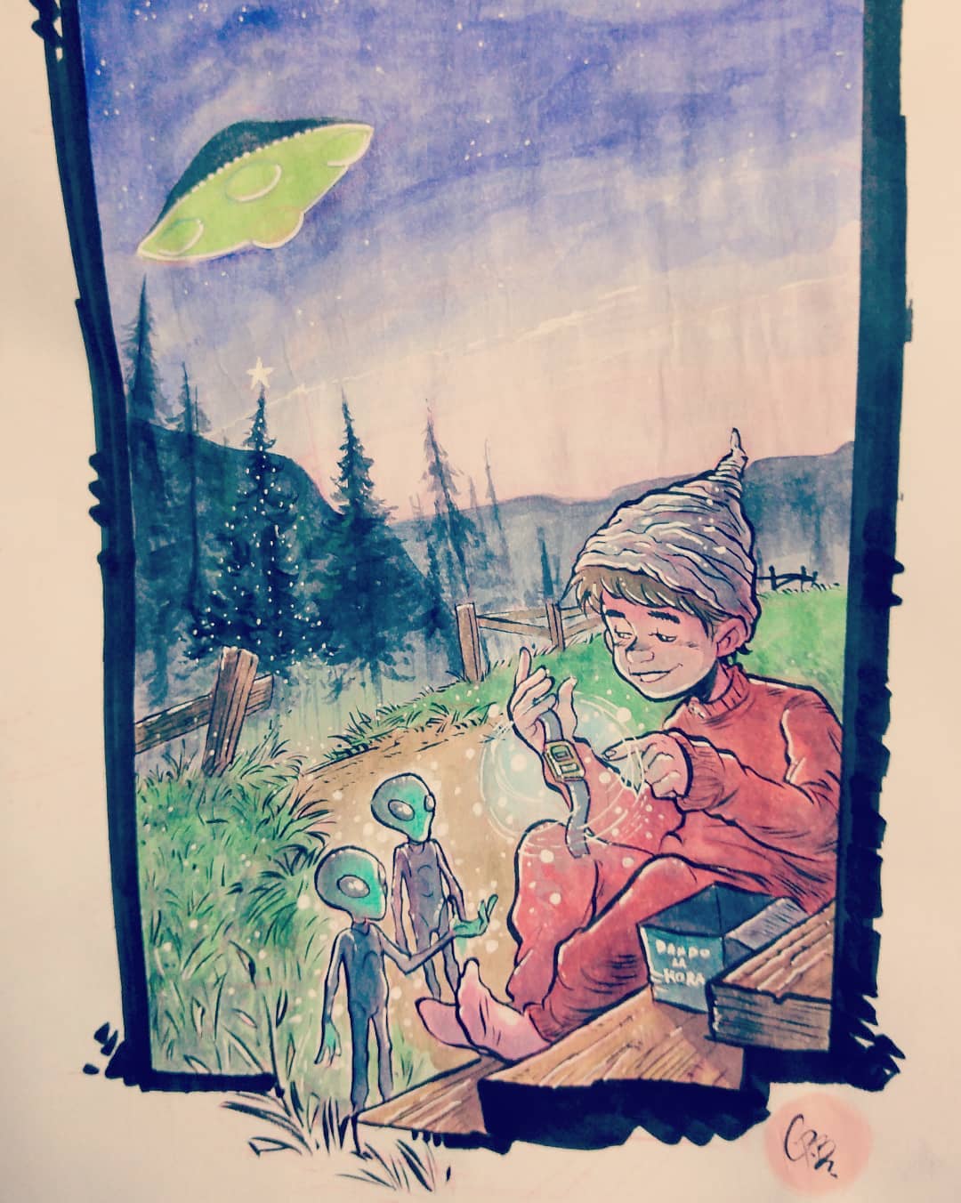 Ganadores Concurso de Dibujo Navidad en Dando la Hora 2021