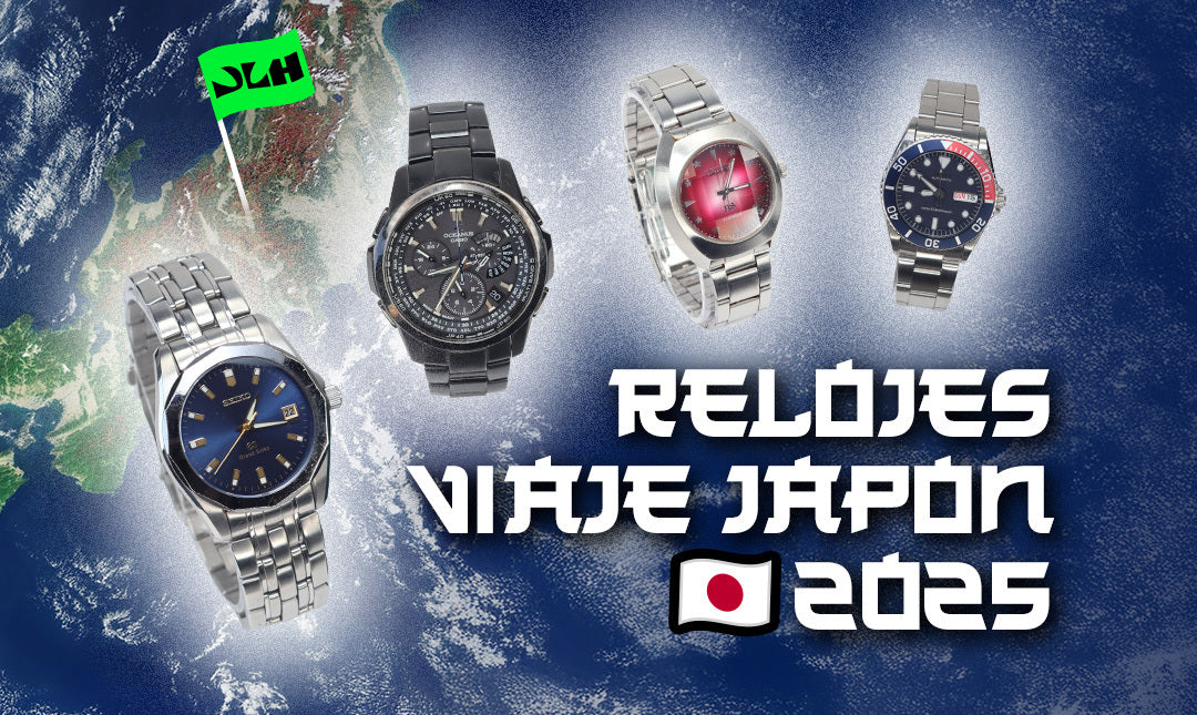 Relojes del viaje a Japón