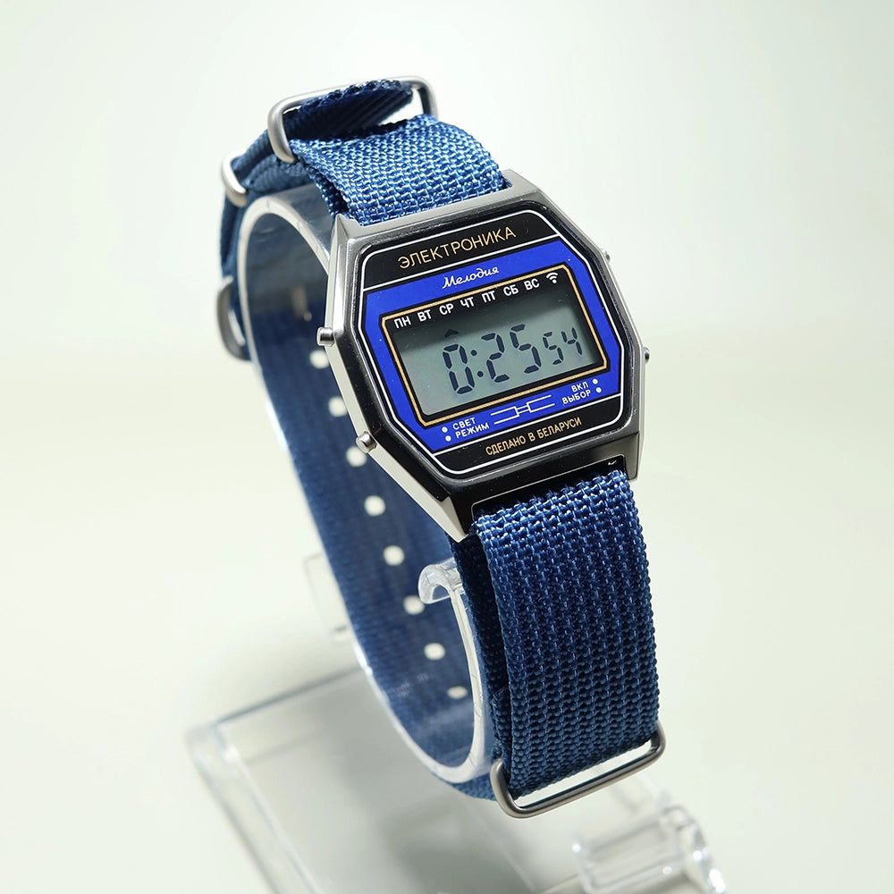 Reloj Elektronika 77A /0200504 Acero correa Nato Made in Belarus