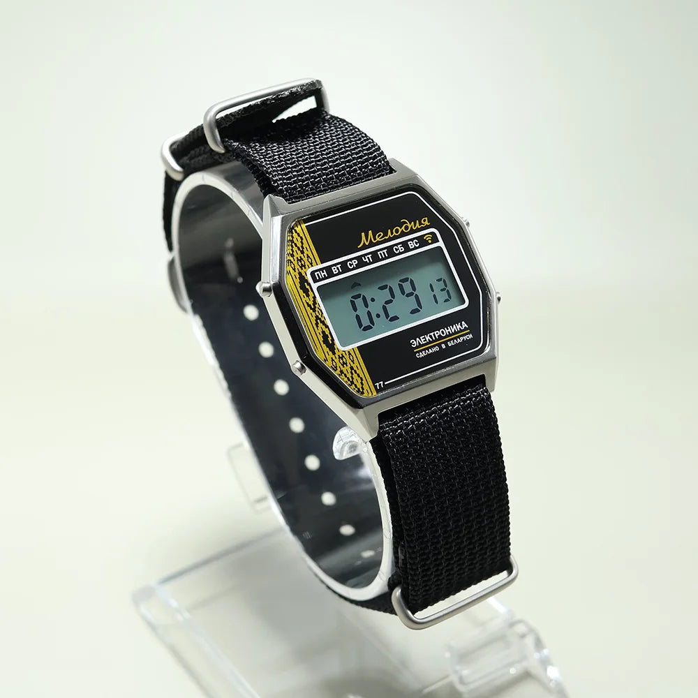 Reloj Elektronika 77A/0200700 Acero correa Nato Made in Belarus