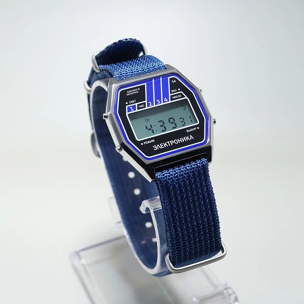 Reloj Elektronika ЧН-54/0200100 Acero correa Nato Made in Belarus