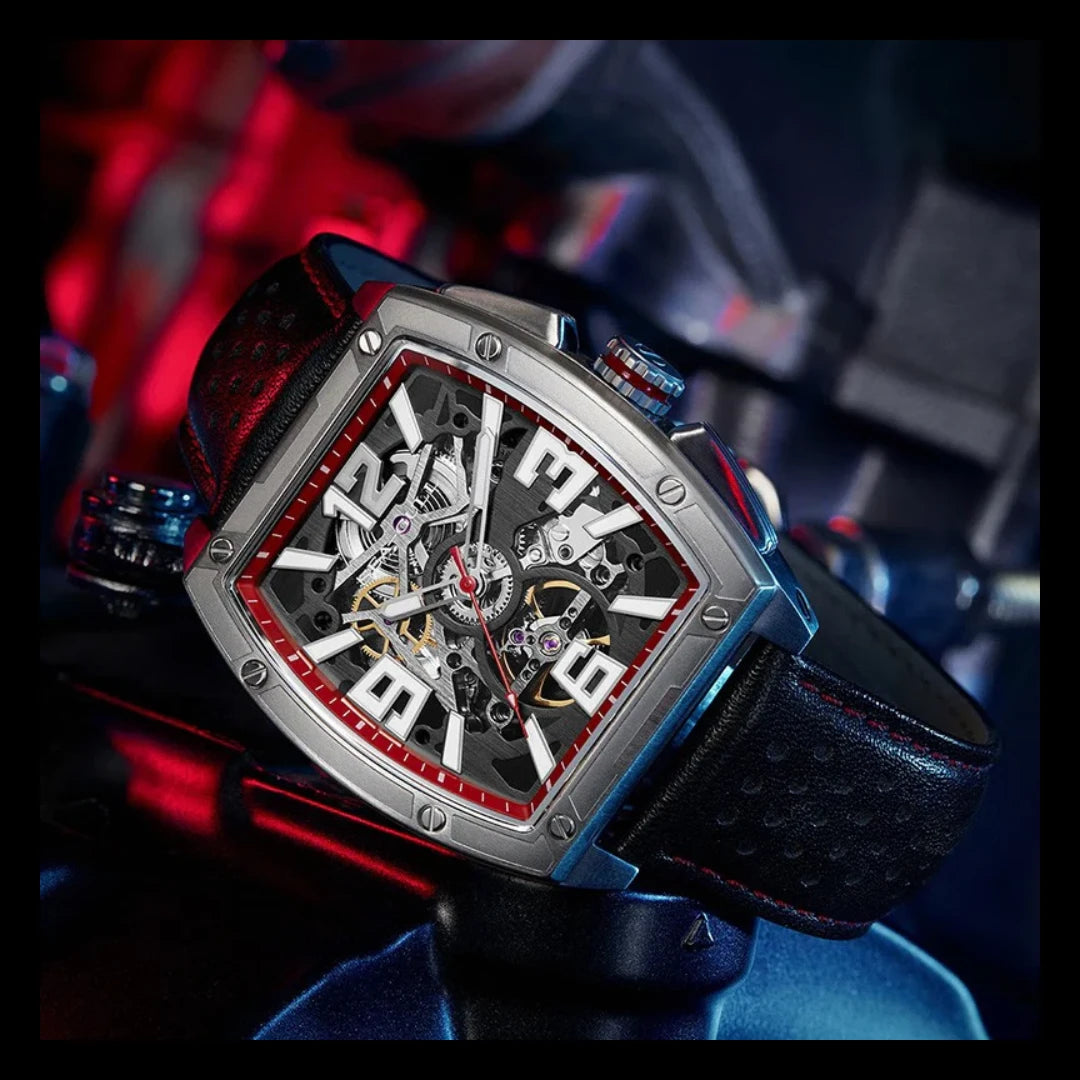 Reloj Sea-Gull Street Fighter Barrel Skeleton Sporty 849.57.6166K Automático 40 mm