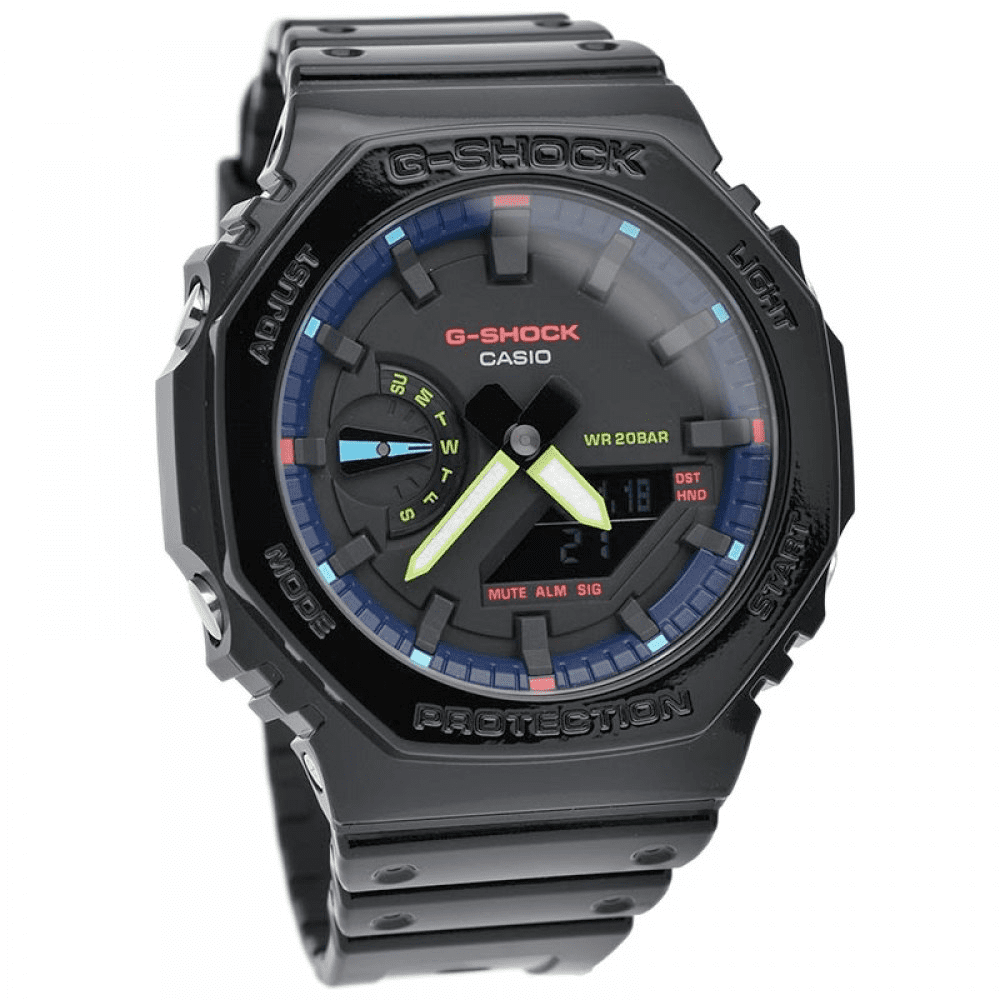 Reloj Casio G-Shock "Casioak" GA-2100RGB-1AJF Carbon Core Mercado Japonés JDM