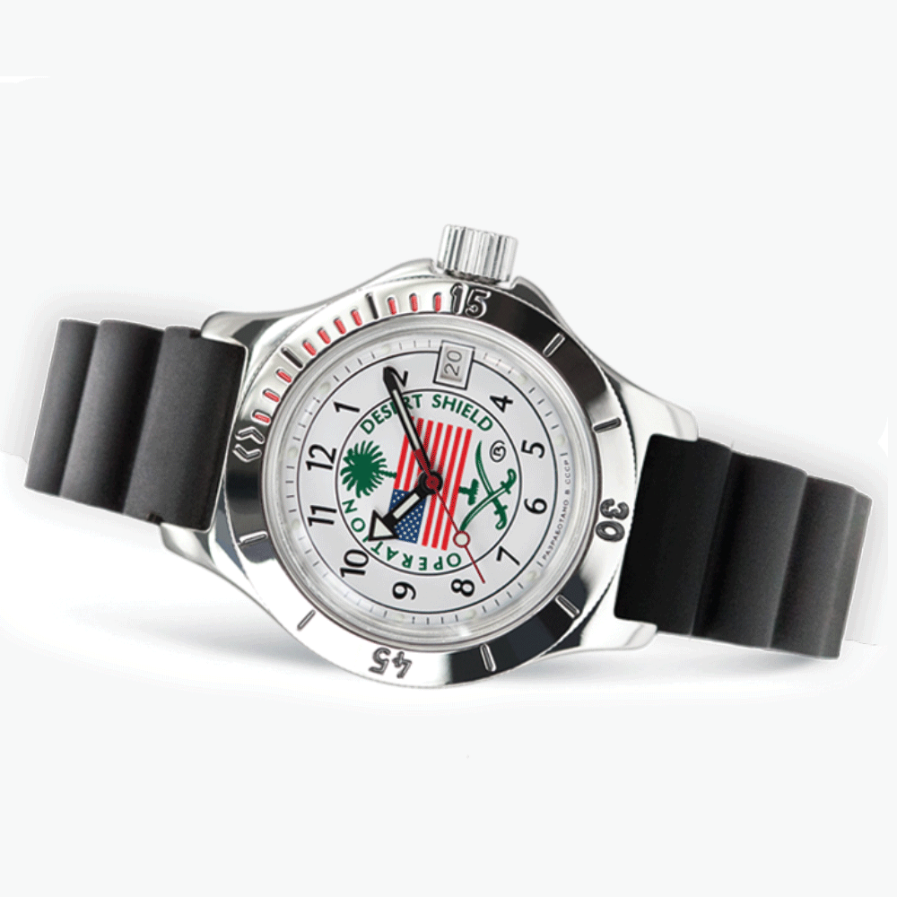 Reloj Vostok Amphibia 120065 Autom tico Desert Shield 41 7mm