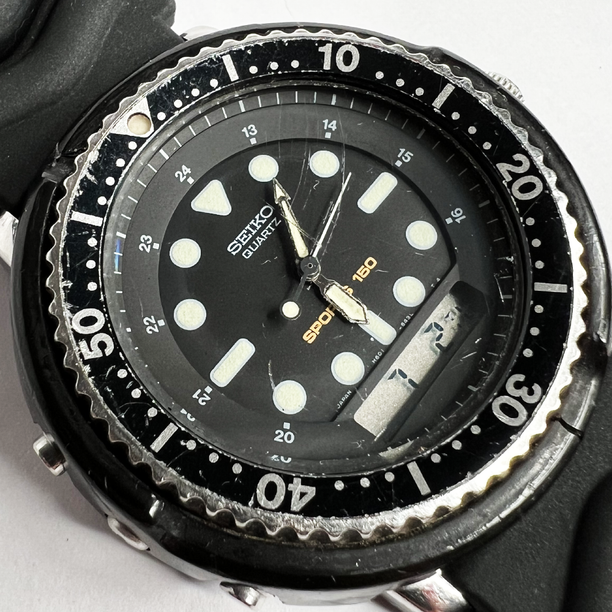 Reloj Seiko Arnie H601-5480 de 1982 Made in Japan 45mm