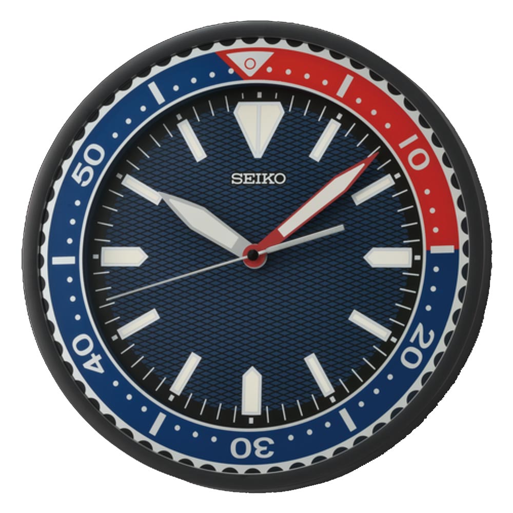 Reloj de Pared Seiko Clocks QXA791JLH SKX 12" Pepsi