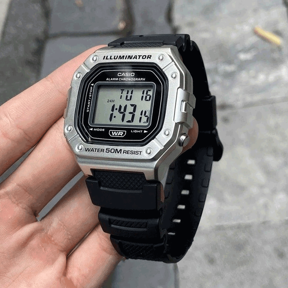 Reloj Casio Vintage W-218HM-7AV Plateado