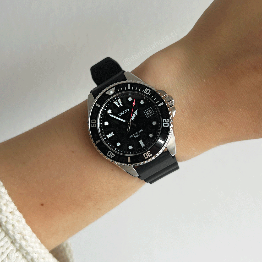 Mini Marlin Reloj Casio Mini Marlin Duro MDV-10-1A1V Negro - Dando la Hora – Dando ...