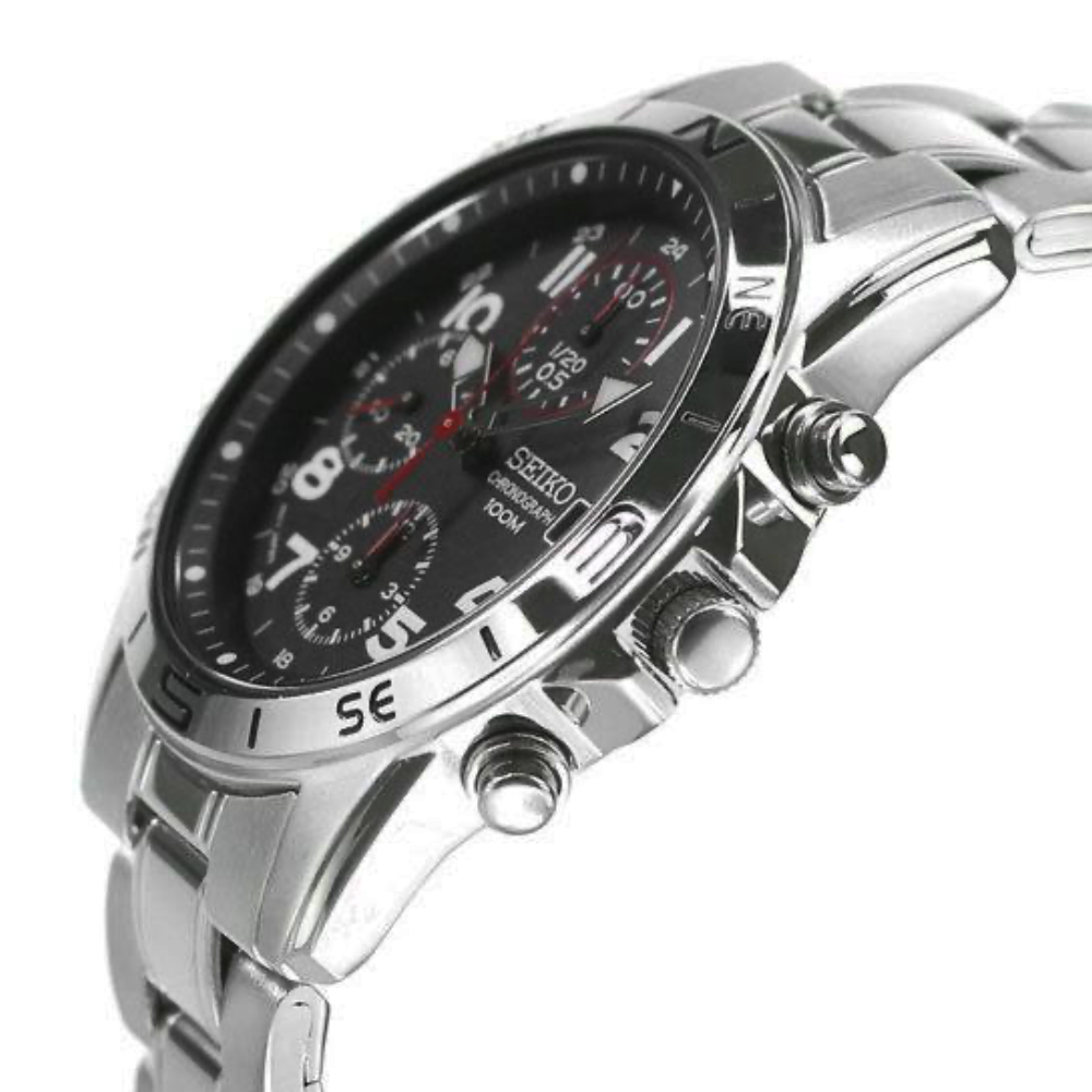 Reloj Seiko Chronograph SND375P1 Quartz Acero JDM 38mm