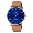 Reloj Casio Análogo MTP-VT01L-2B2 Azul Correa de Cuero 40mm