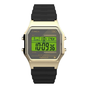 Reloj Timex Indiglo T80 Vintage TW2V41000 Dorado Digital