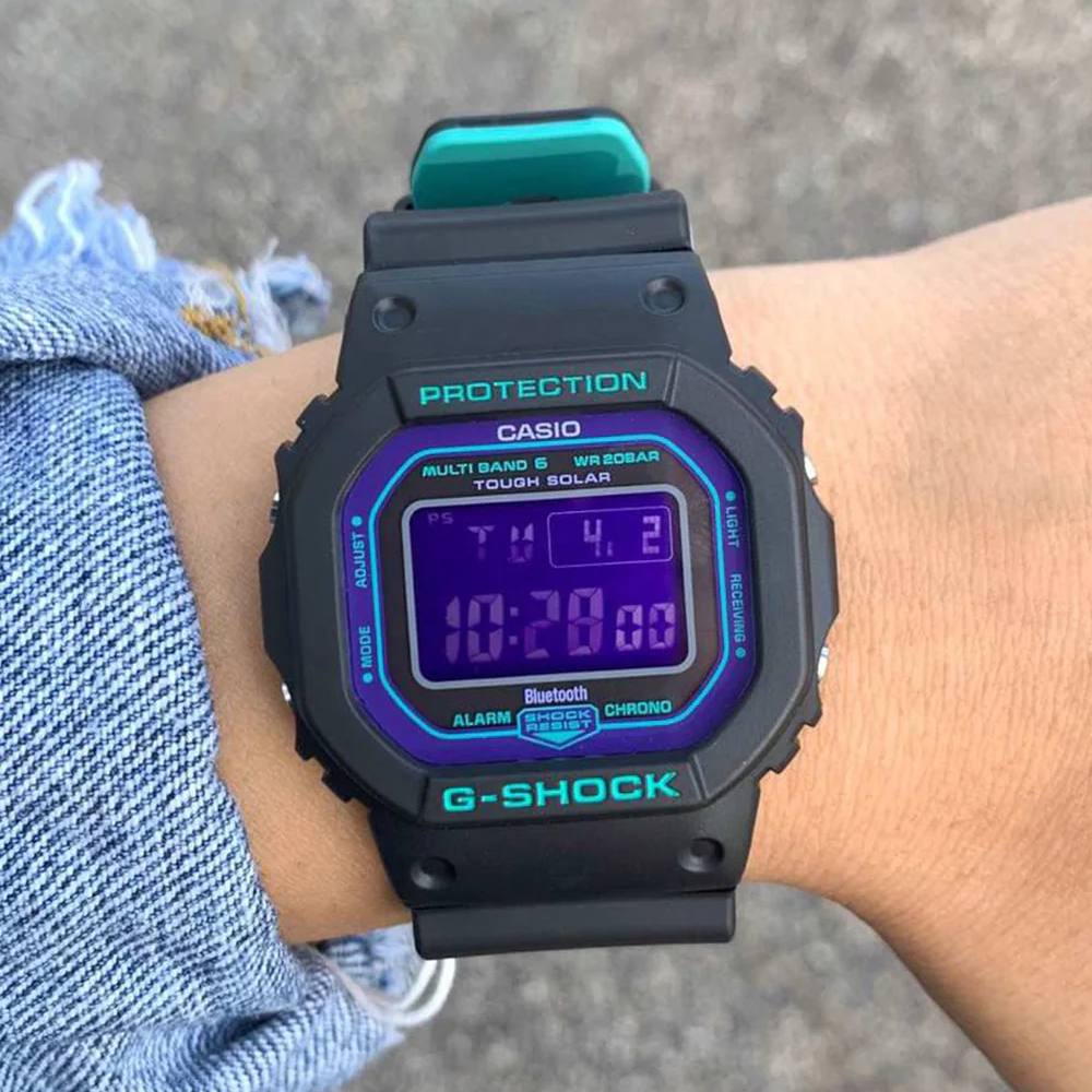 Montre Casio G-SHOCK GW-B5600BL-1 Bluetooth Solaire - Numérique Et Increvable