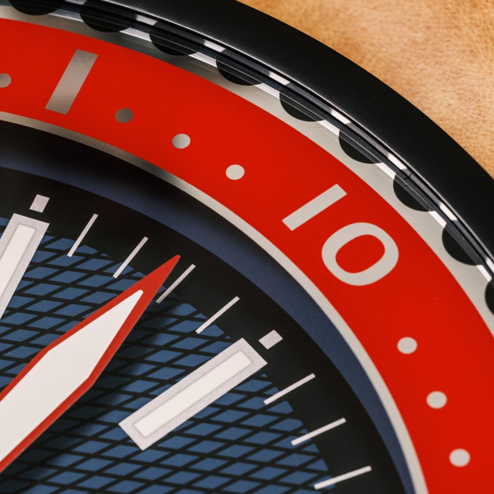 Reloj de Pared Seiko Clocks QXA791JLH SKX 12" Pepsi