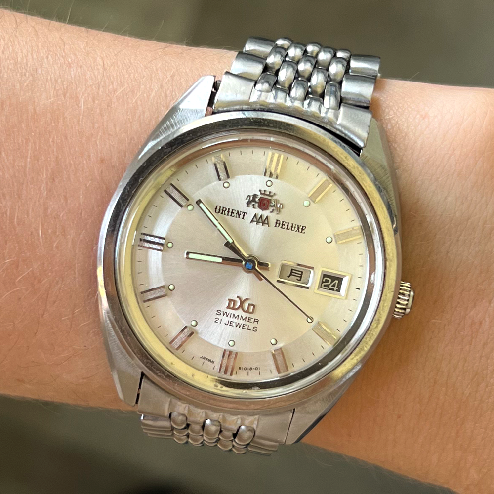 ORIENT AAA DELUXE SWIMMER 21 joyas automático 011510 VIAJE A JAPÓN