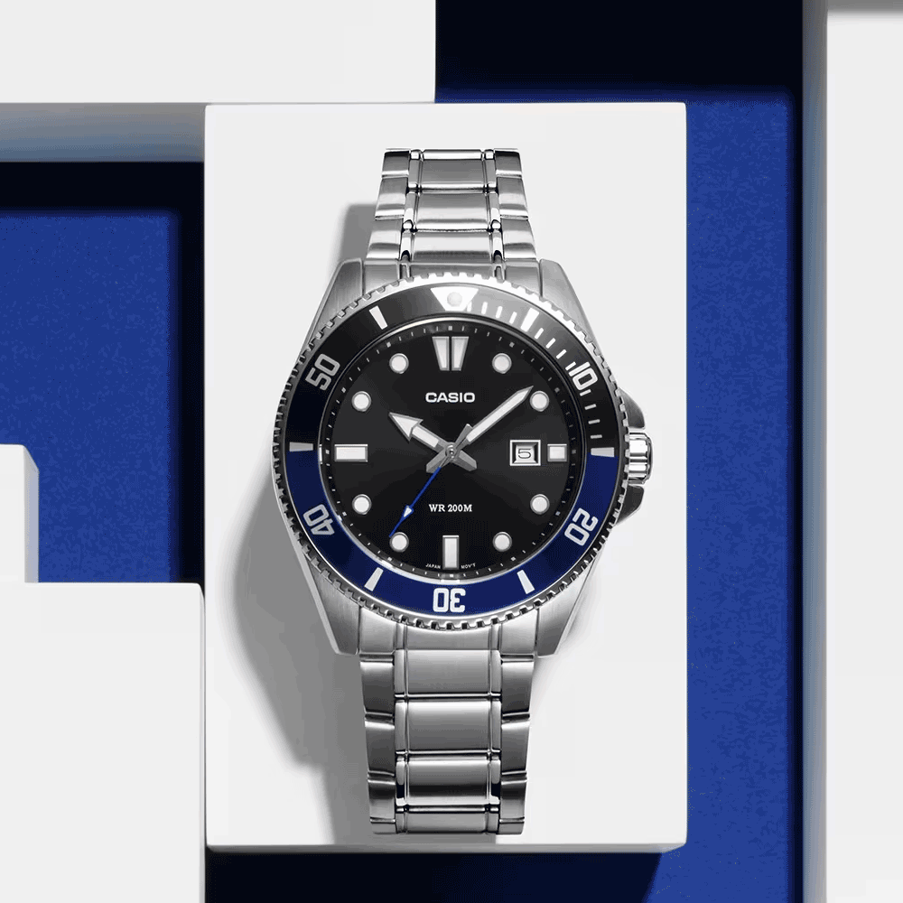 Reloj Casio Submariner Marlin Duro MDV 107D 1A2VDF Buceo Dando