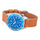 Reloj de buceo Squale 1521BLUEBL.PC Azul Correa de Cuero 42mm