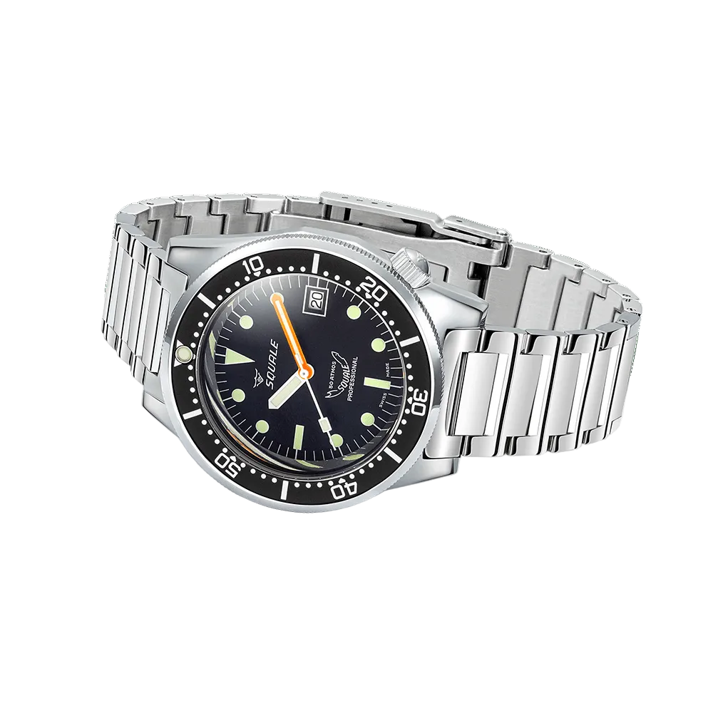Reloj de buceo Squale 1521CL.SQ20L Negro 42 mm
