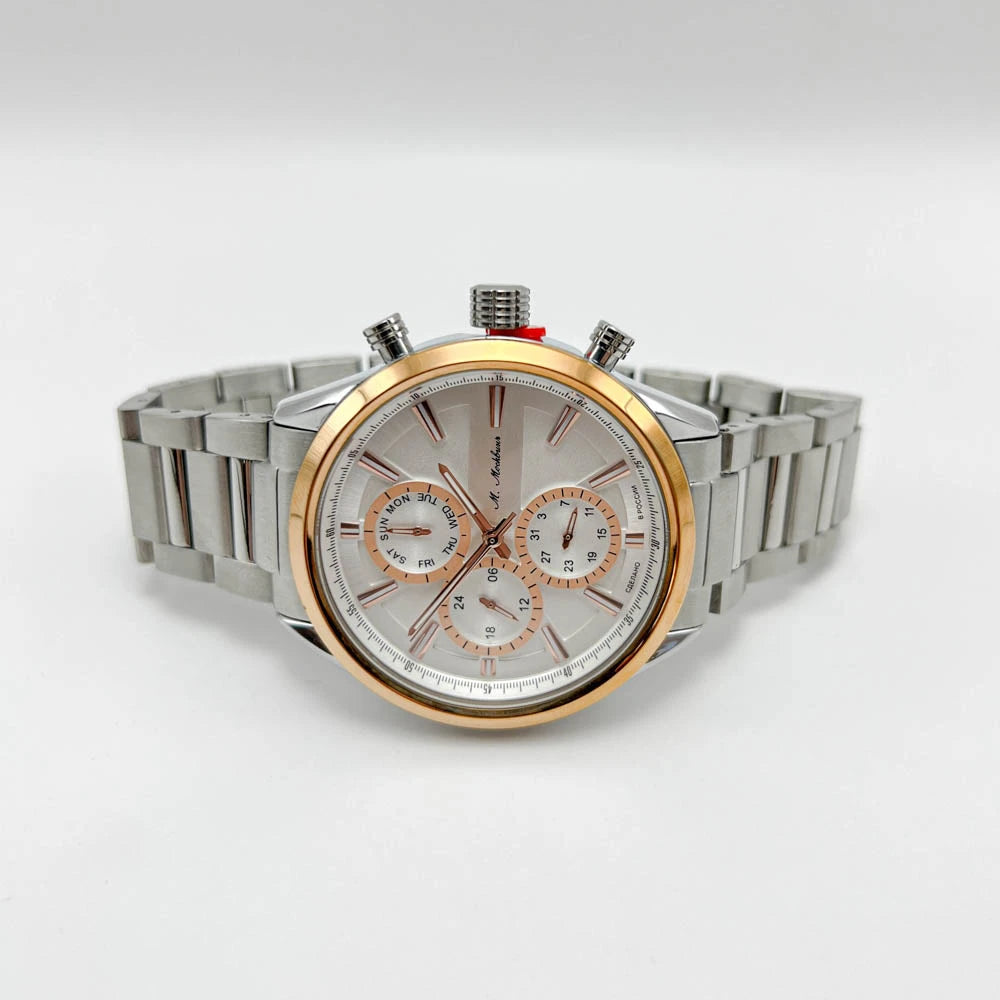 Reloj УЧЗ 1525А5В4 Mikhail Moskvin Chronograph Made in Russia 43mm