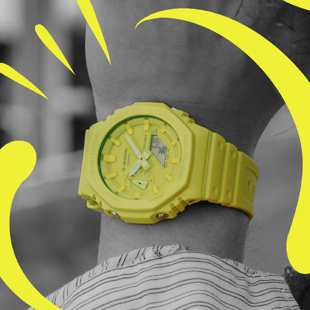 Reloj Casio G-Shock Royal Oak "Casioak" GA-2100-9A9ER Carbon Core Verde