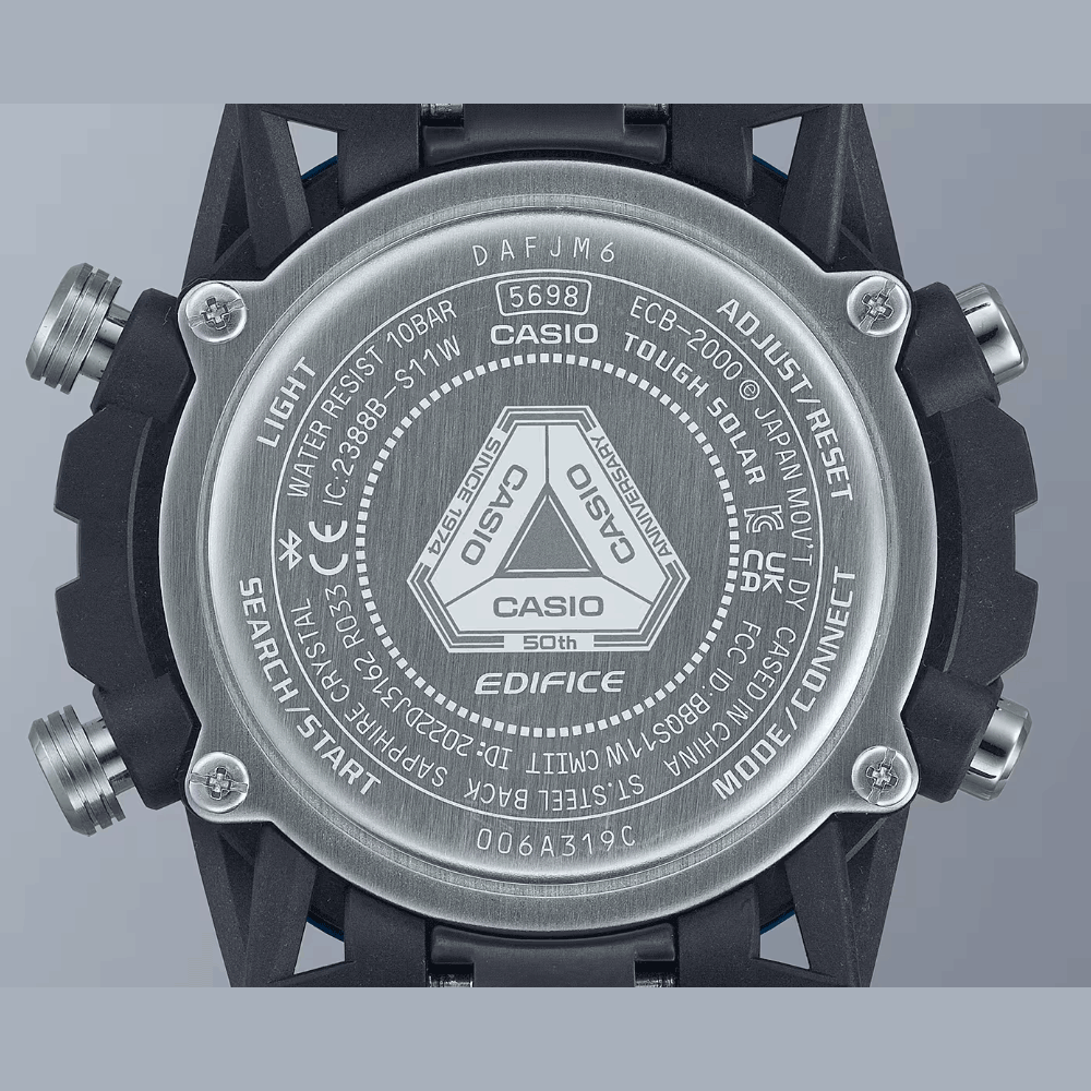 Reloj Casio Edifice ECB-2000SS-2A Bluetooth 50.º Aniversario Sapphire