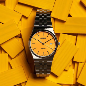 Reloj Casio Análogo MTP-B145D-9AV Amarillo 35mm