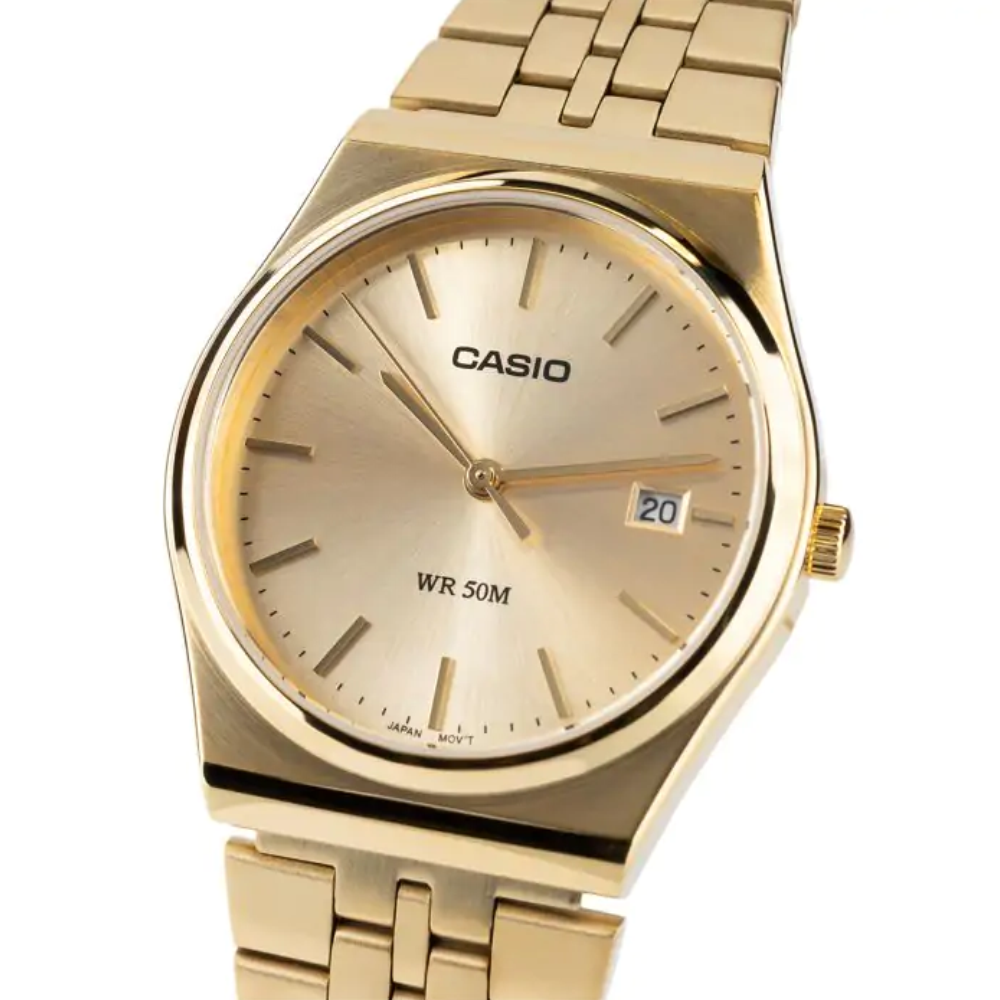 Reloj Casio Análogo MTP-B145G-9AV Dorado 35mm - Dando la Hora - Dando La  Hora