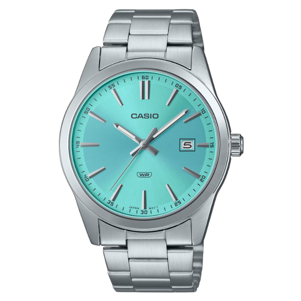 Reloj Casio Análogo MTP-VD03D-2A3 Tiffany Acero Inoxidable 41MM