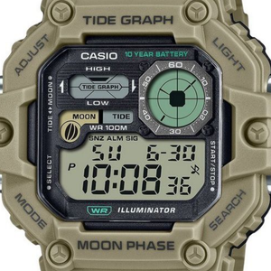 Reloj Casio Vintage WS-1700H-5AV Tide Graph Moonphase
