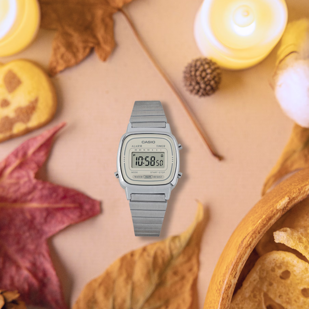 Reloj Casio Vintage LA-670WEA-8A Plateado