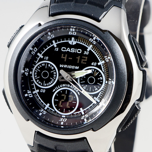 Reloj Casio Vintage AQ-163W-1B1JH Análogo Digital JDM