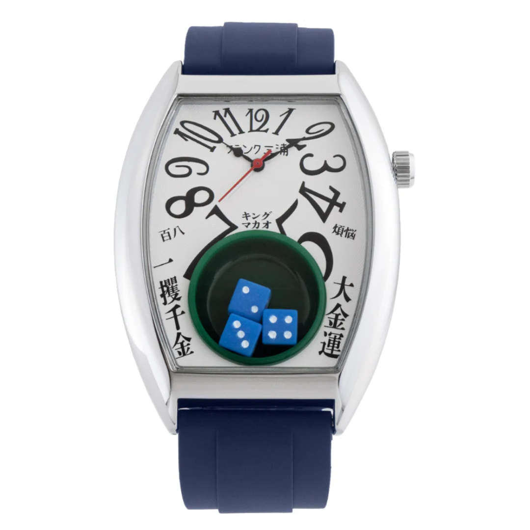 Reloj Análogo Frank Miura FM12-SVWHBL Life's a Gamble JDM