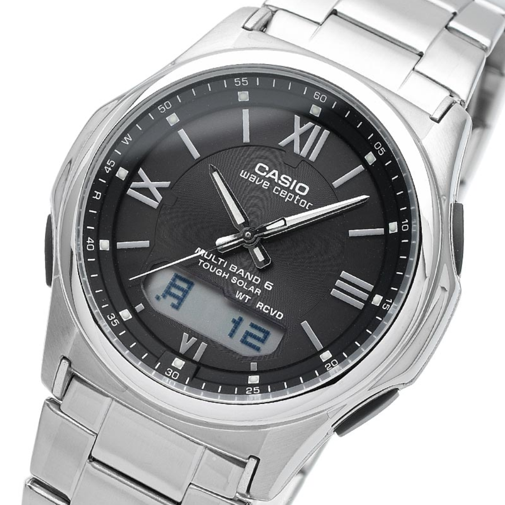 Reloj casio radiocontrolado acero wave ceptor online